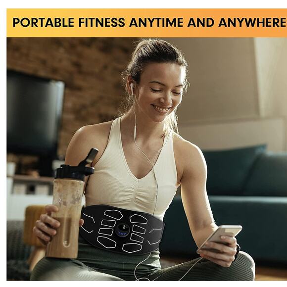 MarCoolTrip ABS Stimulator Machine, Toning Belt Muscle Fitness Training Gear - Picture 5 of 5